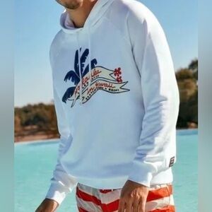 Scotch & Soda x Keoni White Kona Hawaiian Men's Sweatshirt no size tag